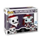 Funko Pop! Cartoon Animation: Disney - The Nightmare Before Christmas 30th Anniversary - Jack & Sally 2-Pack (Gliter) (Diamond Collection) (Exclusive) - Image 2