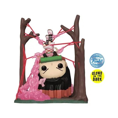 FU74185.jpg Funko Pop! Deluxe Anime: Demon Slayer - Nezuko Kamado in Web (Glow In The Dark) (Exclusive) #1418 - Image 1