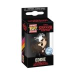 Funko Pocket Pop! Keychain Tv Series: Stranger Things - Hunter Eddie Munson with Guitar Playing Master of Puppets (CDU12PCS) #1462 - Image 2