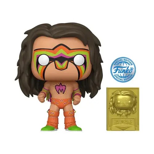 FU74599.jpg Funko Pop! Sports: WWE - Hall of Fame - The Ultimate Warrior with Pin (Exclusive) #142 - Image 1