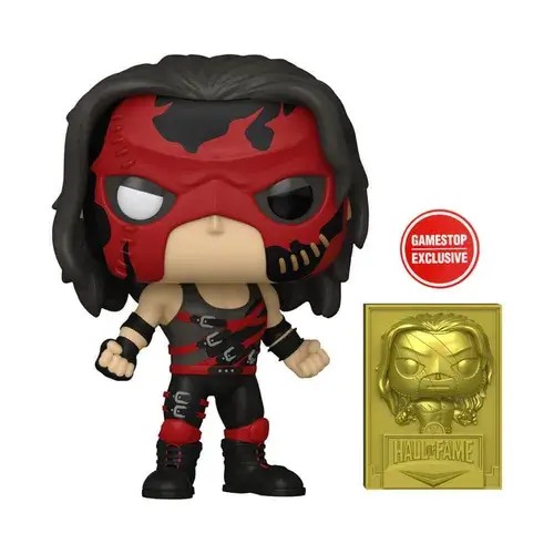 FU74601.jpg Funko Pop! Sports: WWE - Hall of Fame - Kane with Pin (Game Stop Exclusive) #143 - Image 1