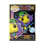 Funko Pop! Tv Series: Stranger Things - Hunter Eddie Munson with Guitar Playing Master of Puppets (Black Light) (Exclusive) #1462 - Image 2