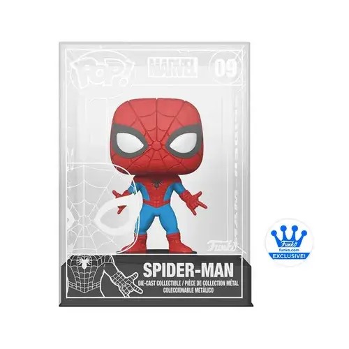 FU74808.jpg Funko Pop! Die-Cast Super Heroes: Marvel - Spider-Man (Exclusive) (Chance Of Chase) #09 - Image 1