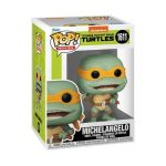 Funko Pop! Cartoon Animation: Nickelodeon - Teenage Mutant Ninja Turtle - Michael Angelo Sausage Nunchuks #1611 - Image 2