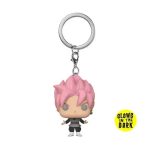 Funko Pocket Pop! Keychain Anime: Dragon Ball Super - Super Saiyan Rose Goku Black (Glow In The Dark) #1516