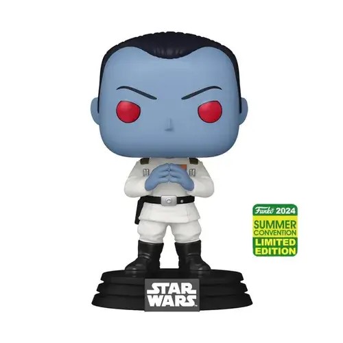 FU77369.jpg Funko Pop! Star Wars: Ashoka - Grand Admiral Thrawn (San Diego Comic-Con International 2024 Convention Exclusive) Shared Sticker SDCC 2024 #697 - Image 1