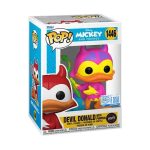 Funko Pop! Cartoon Animation: Disney - Mickey Mouse & Friends - Devil Donald with Pumpkin (Black Light) (Exclusive) - Chase #1446 - Image 2