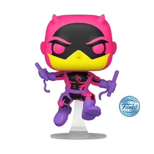 FU77545.jpg Funko Pop! Super Heroes: Marvel - Classic Daredevil (Blacklight) (Exclusive) #1360 - Image 1