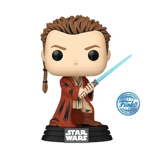 FU77952.jpg Funko Pop! Star Wars: The Phantom Menace 25th Anniversary - Obi-Wan Kenobi (Retro) (Exclusive) #699 - Image 1