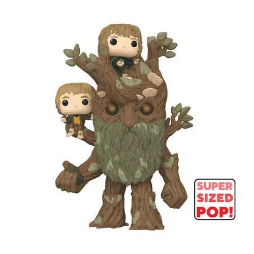FU80834.jpg Funko Pop! Super Movies: The Lord of the Rings - Treebeard With Merry & Pippin #1579 - Image 1