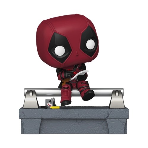 FU80848 Funko Pop! Deluxe Super Heroes: Marvel - Deadpool Legacy Collection - Deadpool on bridge #1580 - Image 1