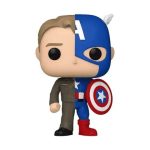 Funko Pop! Super Heroes: Marvel - Captain America & Steve Rogers (Split) #1431