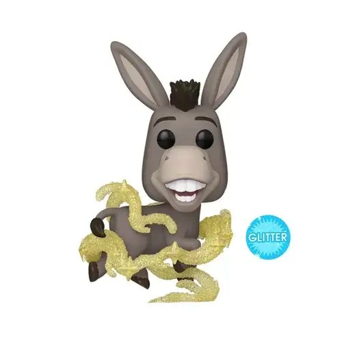 FU81172.jpg Funko Pop! Cartoon Animation: DreamWorks 30th Anniversary - Shrek - Donkey (Glitter) #1598 - Image 1