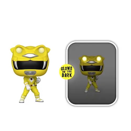 FU81199.jpg Funko Pop! Super Heroes: Power Rangers Mighty Morphin the Movie - Yellow Ranger (Glow In the Dark) #1781 - Image 1