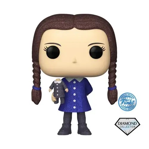 FU82389.jpg Funko Pop! Tv Series: The Addams Family - Wednesday Addams (Glitter) (Diamond Collection) (Exclusive) #811 - Image 1