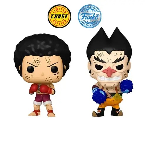 FU82451-Chase.jpg Funko Pop! Anime: One Piece - Monkey D. Luffy & Foxy 2-Pack (Exclusive) - Chase - Image 1