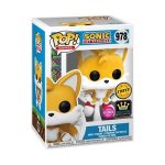 Funko Pop! Games: Sonic The Hedgehog - Tails Flying (Flocked) (Exclusive) - Chase #978 - Image 2