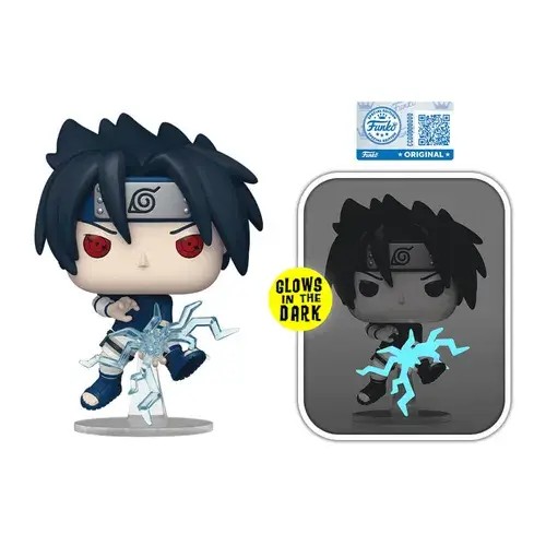 FU82760.jpg Funko Pop! Anime: Naruto - Sasuke Uchiha (Glow in the Dark) (Exclusive) #1969 - Image 1