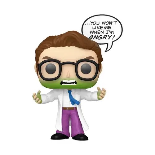 FU82766.jpg Funko Pop! Super Heroes: Marvel - The Incredible Hulk - Bruse Banner (You Wont Like Me When Im Angry!) #1417 - Image 1