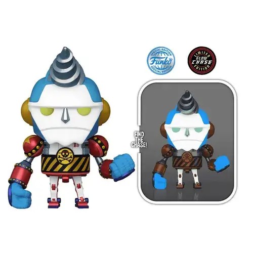 FU82823-Chase.jpg Funko Pop! Anime: One Piece - General Franky (Glow in the Dark) (Exclusive) - Chase #1776 - Image 1
