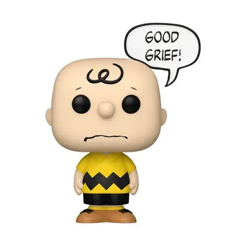 FU83508.jpg Funko Pop! Cartoon Animation: Peanuts - Charlie Brown (Good Gref!) #1677 - Image 1