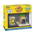Funko Bitty Pop! Town Cartoon Animation: Nickelodeon - SpongeBob SquarePants - SpongeBob & Gary with Pineapple House - Image 2