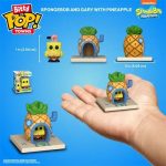Funko Bitty Pop! Town Cartoon Animation: Nickelodeon - SpongeBob SquarePants - SpongeBob & Gary with Pineapple House - Image 5