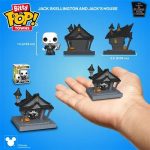 Funko Bitty Pop! Town Cartoon Animation: Disney - The Nightmare Before Christmas - Jack Skellington at Home - Image 5