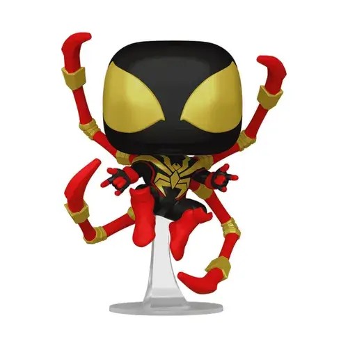 FU83753.jpg Funko Pop! Super Heroes: Marvel - Spider-Man Comics - Miles Morales Iron Spider #1448 - Image 1
