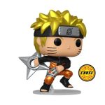 Funko Pop! Anime: Naruto Shippuden - Naruto Uzumaki with Shuriken (Metalic) - Chase #1843