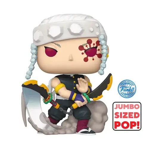 FU84594.jpg Funko Pop! Jumbo Anime: Demon Slayer - Tengen Uzui (Exclusive) #1801 - Image 1