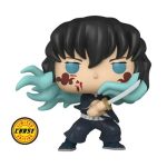 Funko Pop! Anime: Demon Slayer - Muichiro Tokito Attacking Pose (Devil Mark) (Bloody) - Chase #1853