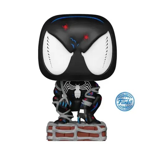 FU85343.jpg Funko Pop! Comic Cover Super Heroes: Marvel - Spider-Man (Symbiote Suit) (Marvel Comics #13 1991) (Exclusive) #69 - Image 1