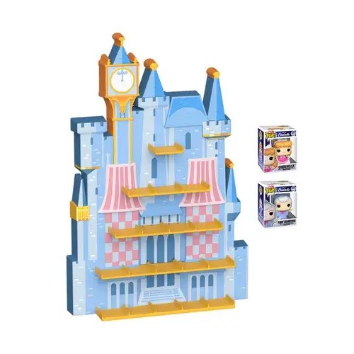 FU85511.jpg Funko Bitty Pop! Display Cartoon Animation: Disney - Cinderellas Castle - Image 1