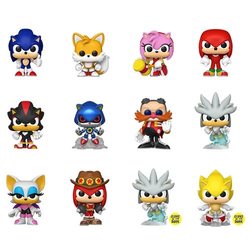 FU86121.jpg Funko Mystery Minis Games: Sonic the Hedgehog (One Random Piece) (CDU12PCS) - Image 1