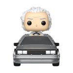 Funko Pop! Rides Deluxe Movies: Back to the Future 40th Anniversary - Doc with Time Machine #133