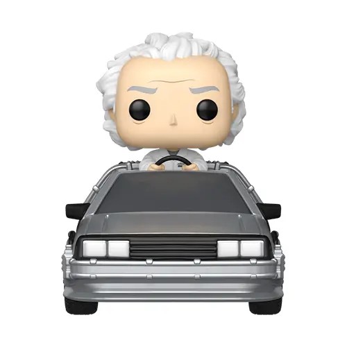 FU86449.jpg Funko Pop! Rides Deluxe Movies: Back to the Future 40th Anniversary - Doc with Time Machine #133 - Image 1