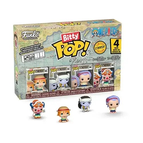 FU86893.jpg Funko Bitty Pop! Anime: One Piece - Nami 4-Pack - Image 1