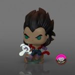 Funko Pop! Anime: Dragon Ball GT - Super Saiyan 4 Vegeta (Flocked) (Glow in the Dark) (Exclusive) - Chase #2078 - Image 3