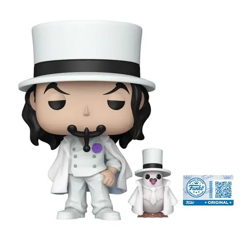 FU87245.jpg Funko Pop! & Buddy Anime: One Piece - Rob Lucci with Hattori White Suit (Exclusive) #1997 - Image 1