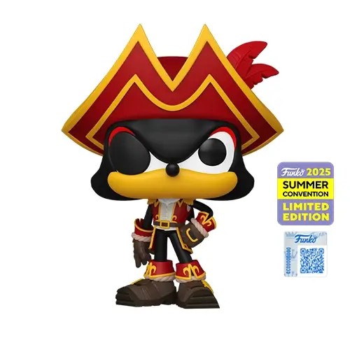 FU87945.jpg Funko Pop! Games: Sonic the Hedgehog - Buccaneer Shadow (San Diego Comic-Con 2025 Convention Exclusive) Shared Sticker SDCC 2025 #1079 - Image 1
