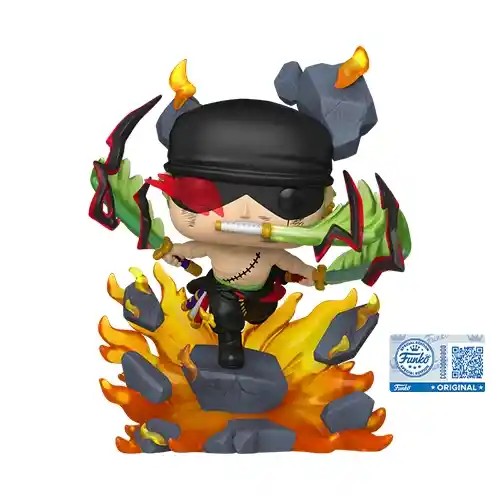 FU88546.jpg Funko Pop! Premium Anime: One Piece - Roronoa Zoro (King of Hell) (Exclusive) #2151 - Image 1