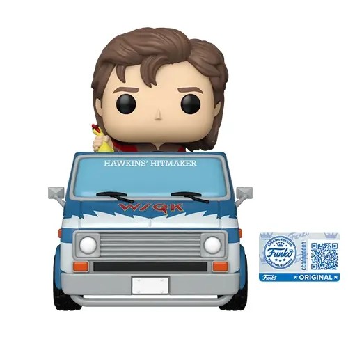 FU88958.jpg Funko Pop! Rides Deluxe Tv Series: Netflix - Stranger Things - Steve Harrington with the Squawk Van (Exclusive) #138 - Image 1