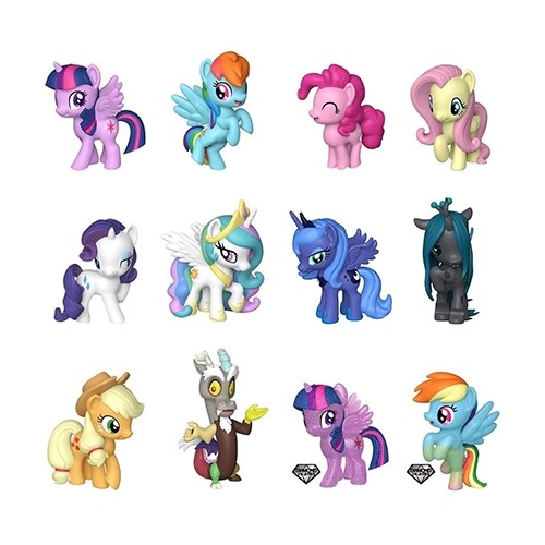 FU89588 Funko Mystery Minis! Cartoon Animation: My Little Pony (One Random Piece) (CDU12PCS) - Image 1