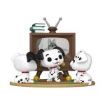 Funko Pop! Moment Cartoon Animation: Disney - 101 Dalmatians - Polly, Patch & Lucky with TV #1664