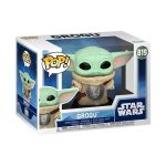 Funko Pop! Star Wars: The Mandalorian & Grogu - Grogu with Crest #819 - Image 2
