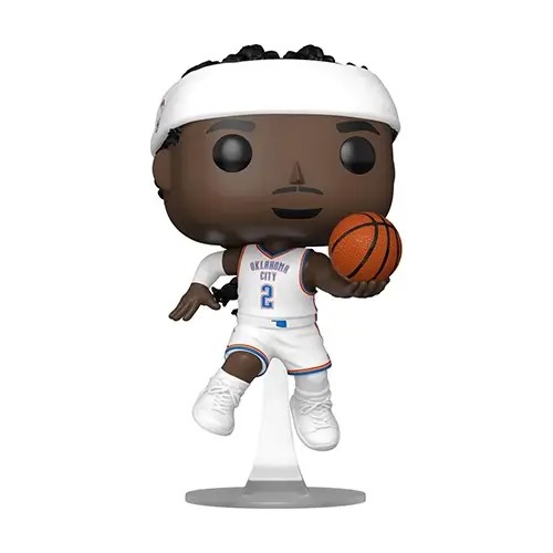 FU90516.jpg Funko Pop! Sports: NBA - Oklahoma City Thunder - Shai Gilgeous-Alexander No.8 (Home Kit) #231 - Image 1