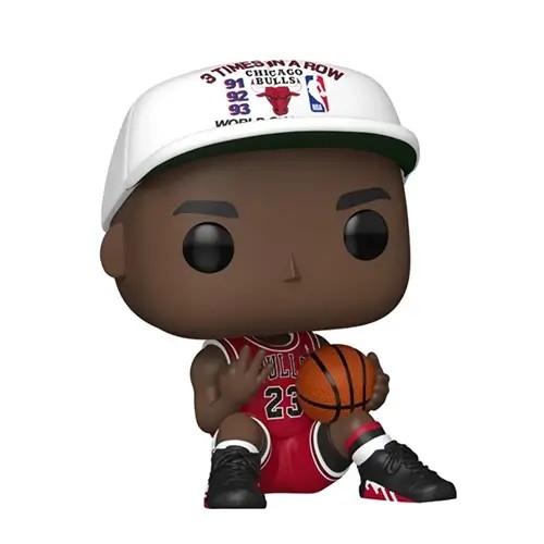 FU90538.jpg Funko Pop! Sports: NBA - Chicago Bulls - Michael Jordan No.23 Sitting (3X In A Row) #222 - Image 1