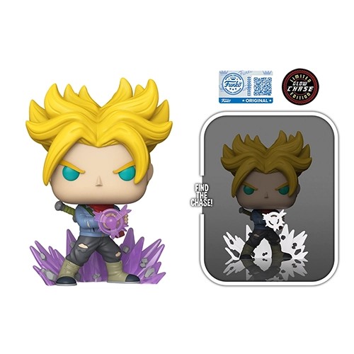 FU91825-Chase.jpg Funko Pop! Anime: Dragon Ball Super - Super Saiyan Trunks (Glow In the Dark) (Exclusive) - Chase #2198 - Image 1