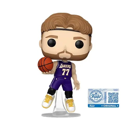 FU93650.jpg Funko Pop! Sports: NBA - Los Angeles Lakers - Luka Doncic No.77 (2025 Icon Edition Uniform) (Away Kit) (Exclusive) #221 - Image 1